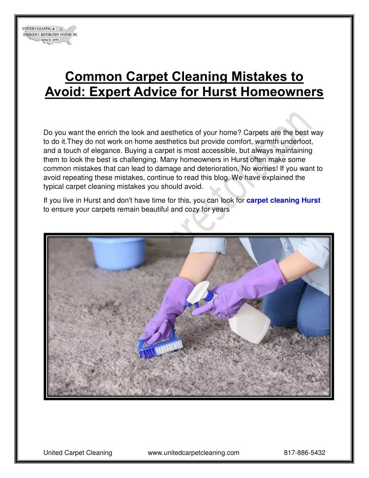 common carpet cleaning mistakes to avoid expert