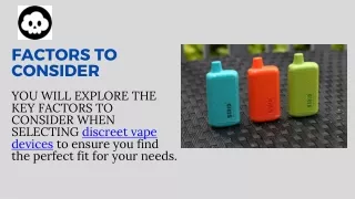 Get The Discreet Vape Devices for Every Occasion
