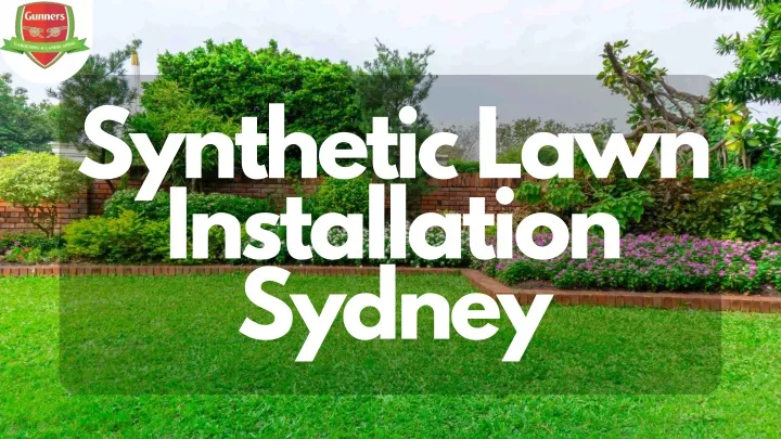 synthetic lawn installation sydney