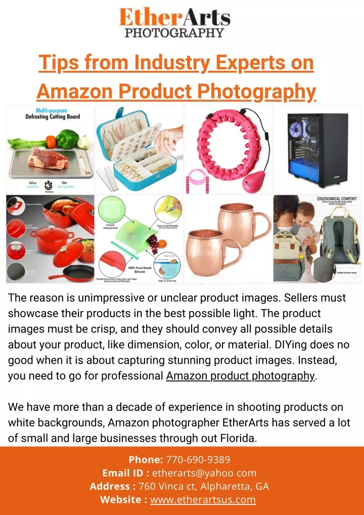 tips from industry experts on amazon product