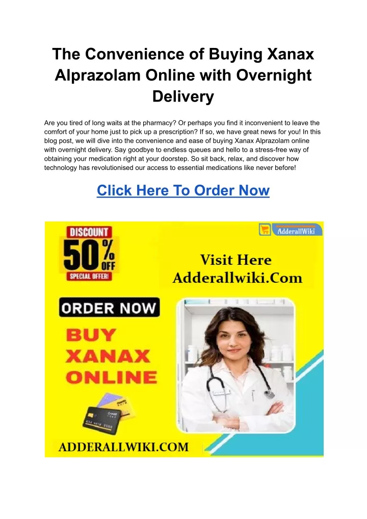 the convenience of buying xanax alprazolam online