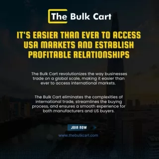 The Bulk Cart: The Ultimate Online Store for Buying and Selling Wholesale Produc