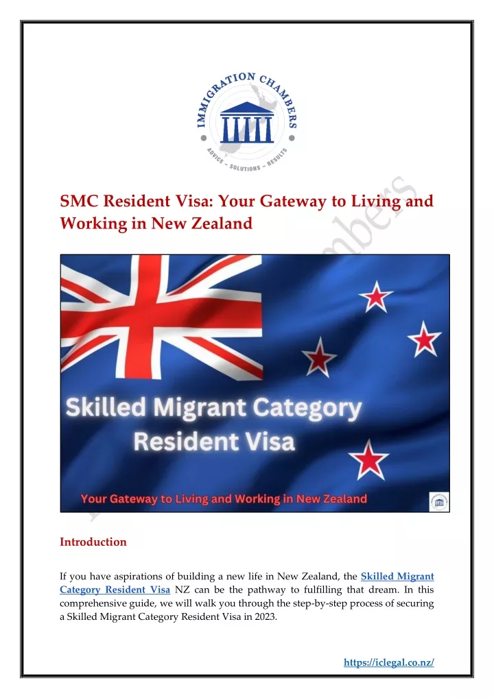 smc resident visa your gateway to living