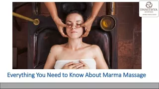Everything You Need to Know About Marma Massage