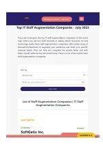 Best Staff Augmentation Agencies - Reviews 2023 - slide 1