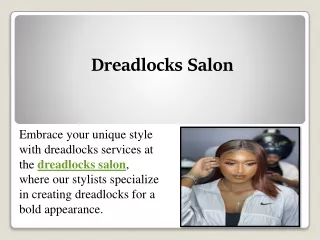 Dreadlocks Salon