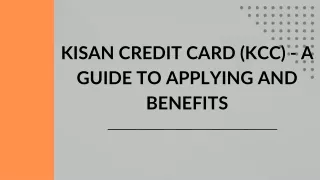 kisan credit card kcc a guide to applying