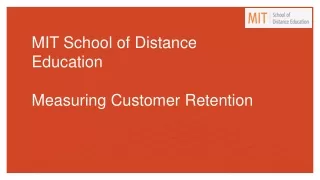 mit school of distance education