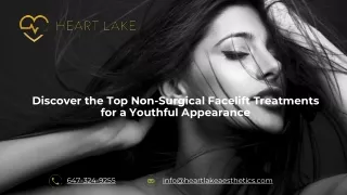 Discover the Top Non-Surgical Facelift Treatments for a Youthful Appearance