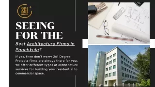 Seeing For The Best Architecture Firms in Panchkula?