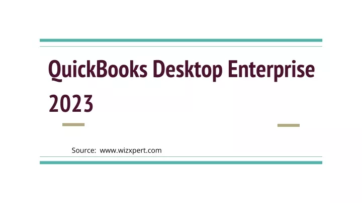 quickbooks desktop enterprise 2023