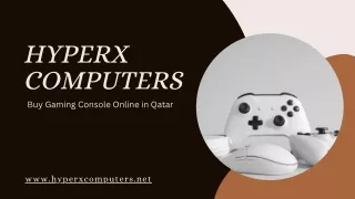 Buy Gaming Console Online in Qatar | PC Gaming Accessories | HyperX Computers