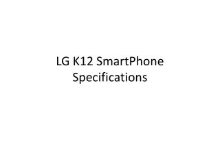 lg k12 smartphone specifications