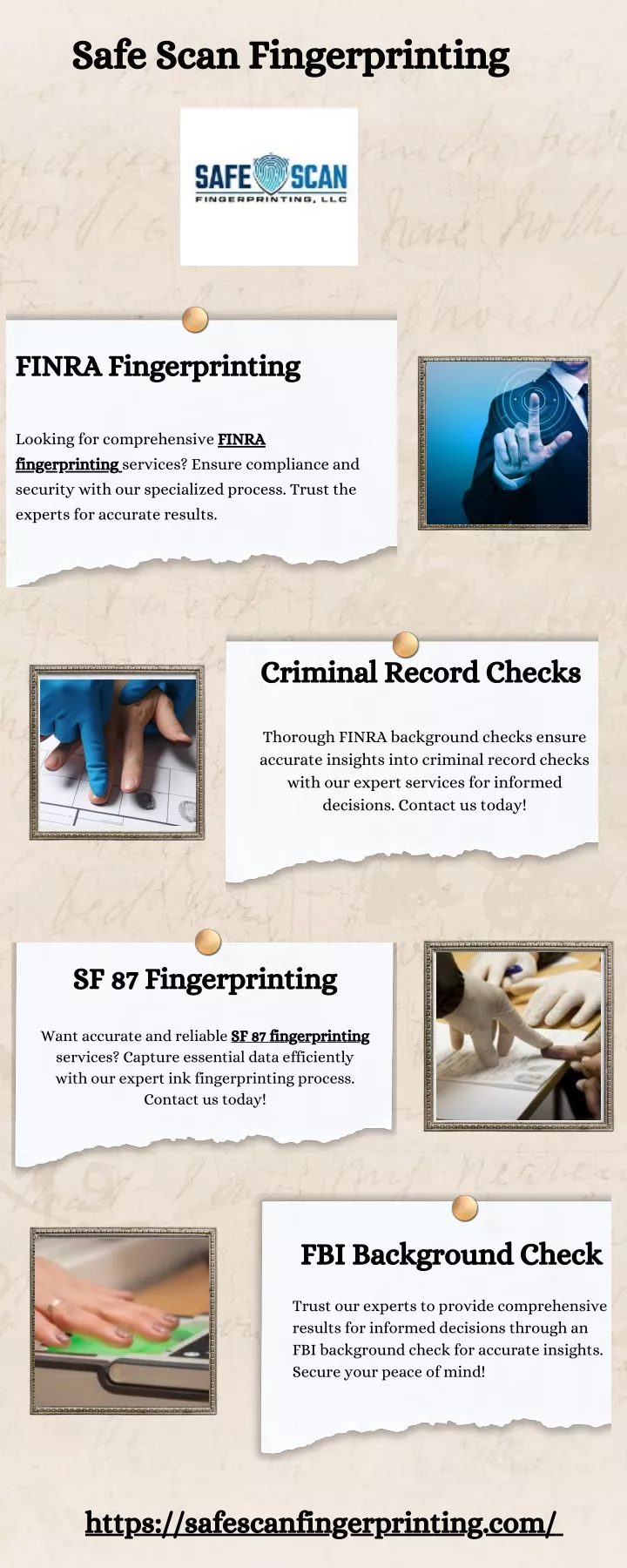 safe scan fingerprinting
