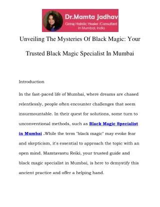 Black Magic Specialist in Mumbai Call-9319460607