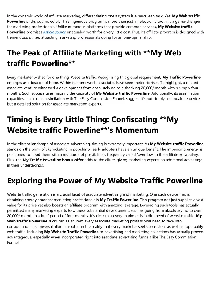 in the dynamic world of affiliate marketing