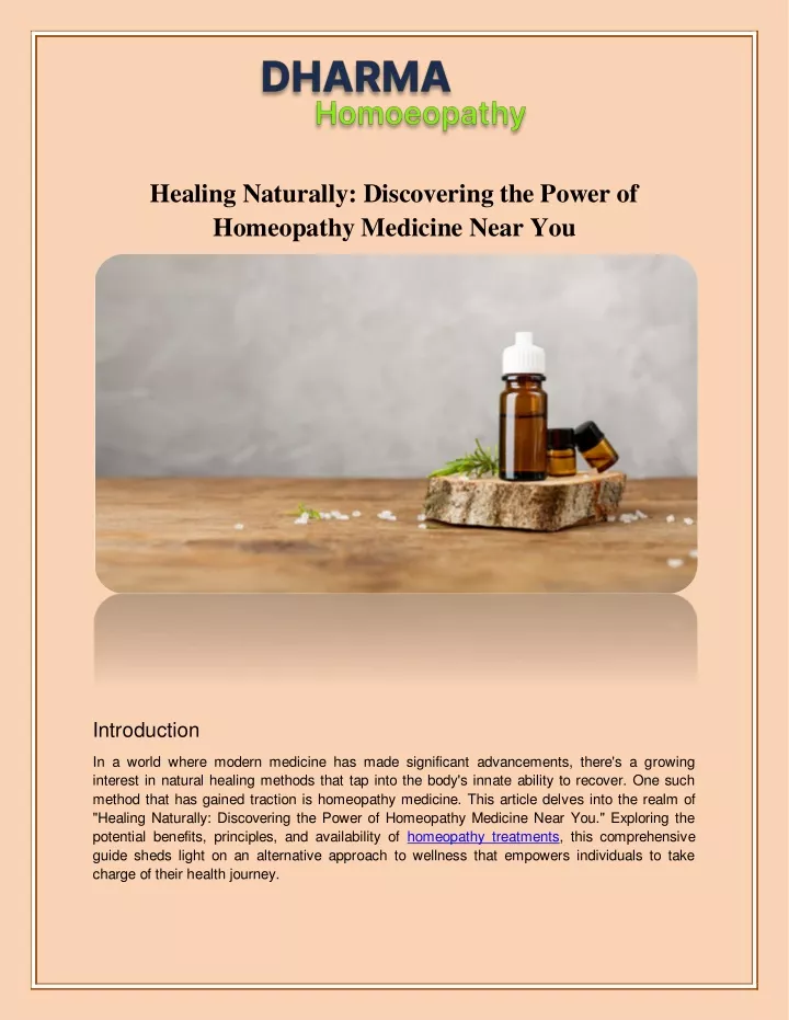 healing naturally discovering the power