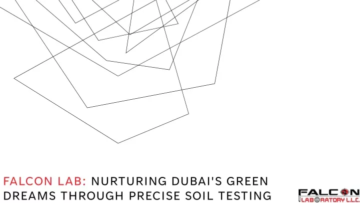 falcon lab nurturing dubai s green dreams through precise soil testing