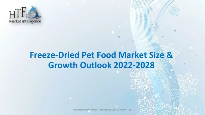 freeze dried pet food market size growth outlook