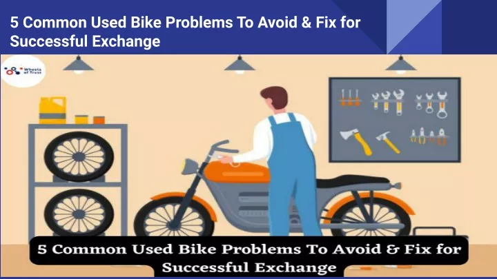 5 common used bike problems to avoid
