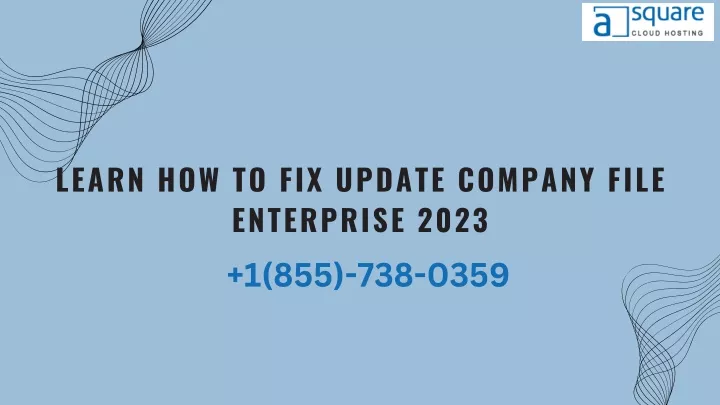 learn how to fix update company file enterprise