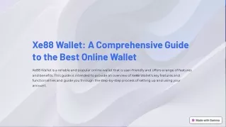 Xe88-Wallet-A-Comprehensive-Guide-to-the-Best-Online-Wallet