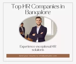 Top HR Companies in Bangalore