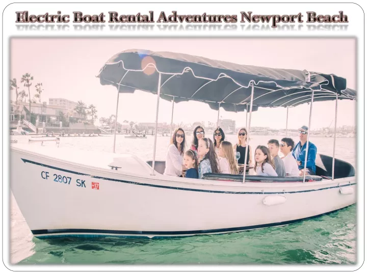 electric boat rental adventures newport beach