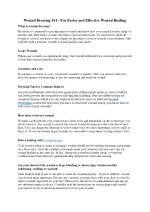 Wound Dressing 101 - For Faster and Effective Wound Healing - slide 1