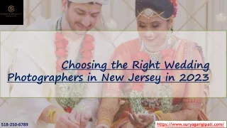 Choosing the Right Wedding Photographers in New Jersey in 2023