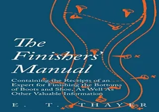(PDF) The Finishers' Manual - Containing the Receipts of an Expert for Finishing