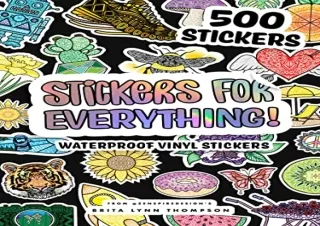 Download Stickers for Everything: 500  Waterproof Stickers for Decorating Laptop