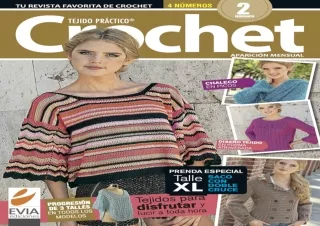 Download Tejido prÃ¡ctico. Crochet 2: Talle XL en saco con doble cruce (TEJIDO 2