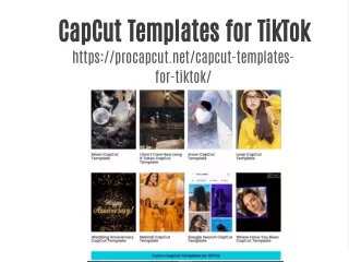 CapCut Templates for TikTok