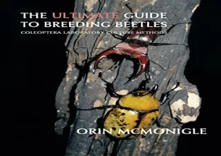 PDF The Ultimate Guide to Breeding Beetles: Coleoptera Laboratory Culture Method
