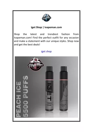 Iget Shop  Ivapeman.com 01