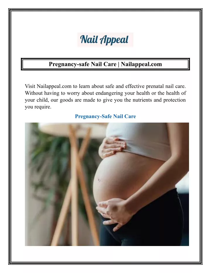 pregnancy safe nail care nailappeal com