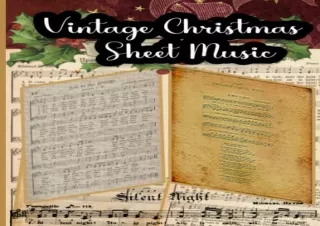 [PDF] Vintage Christmas Sheet Music: Over 20 Patterns | 40 Pages Features A Dist