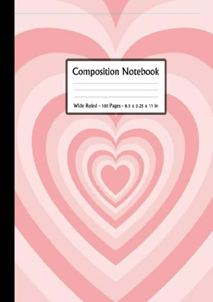 composition notebook aesthetic blush pink coffee