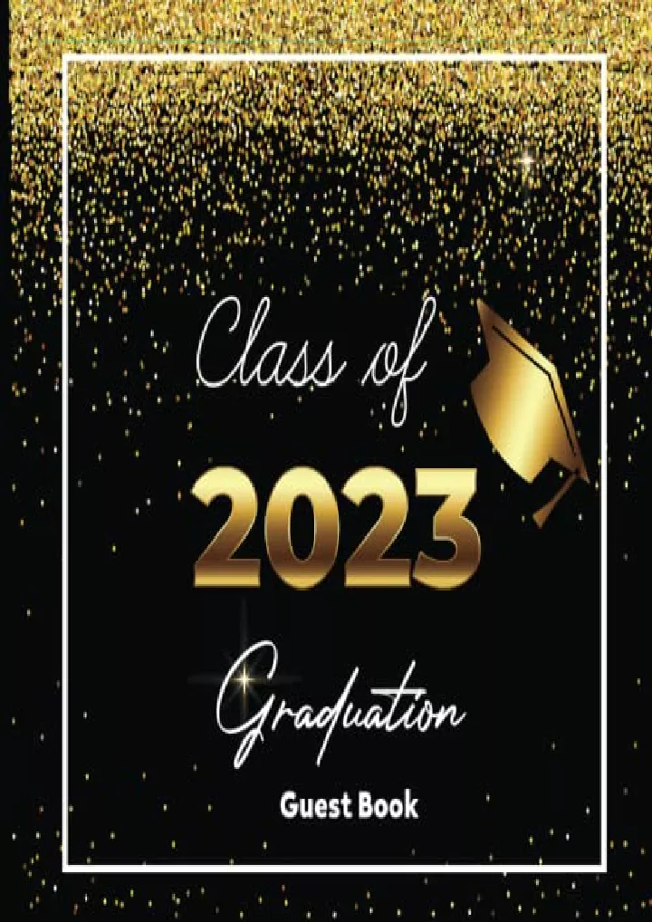 graduation guest book 2023 with prompts