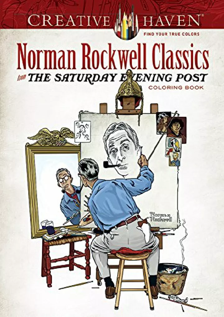 adult coloring norman rockwell classics from