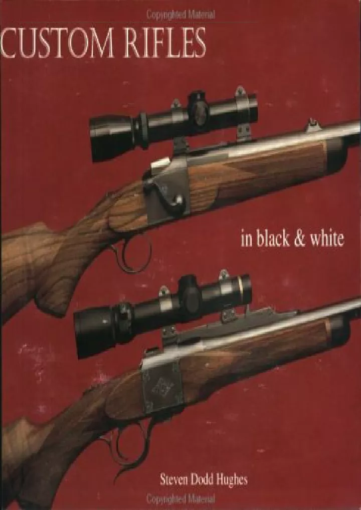 custom rifles in black white download pdf read