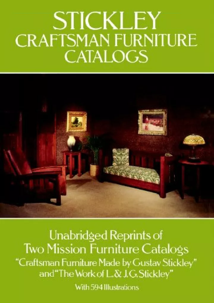 stickley craftsman furniture catalogs download