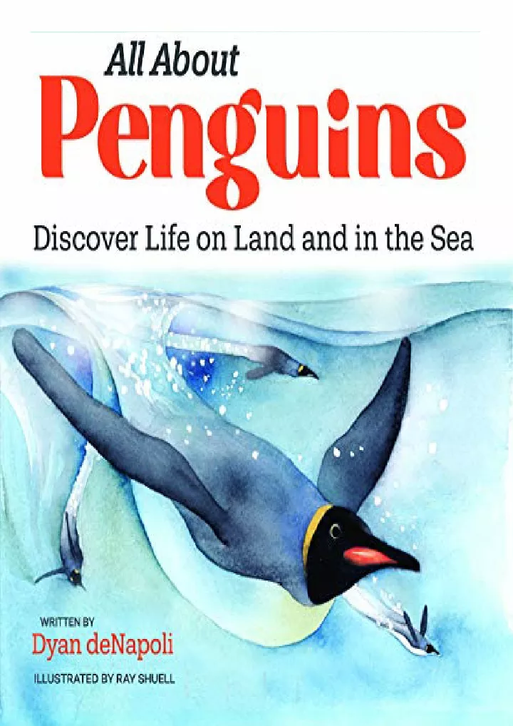 all about penguins discover life on land