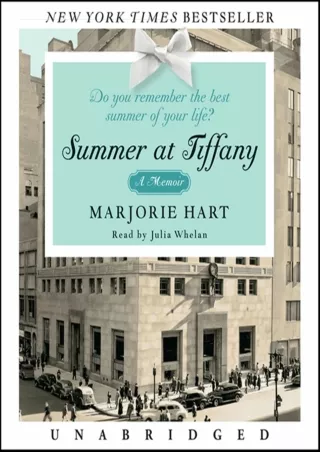[PDF] DOWNLOAD EBOOK Summer at Tiffany bestseller