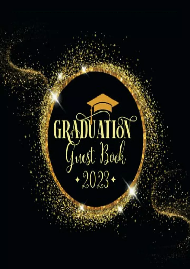 graduation guest book 2023 party sign in album