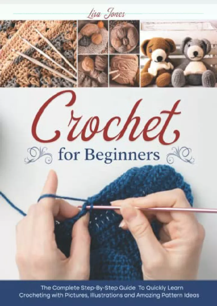 crochet for beginners the complete step by step