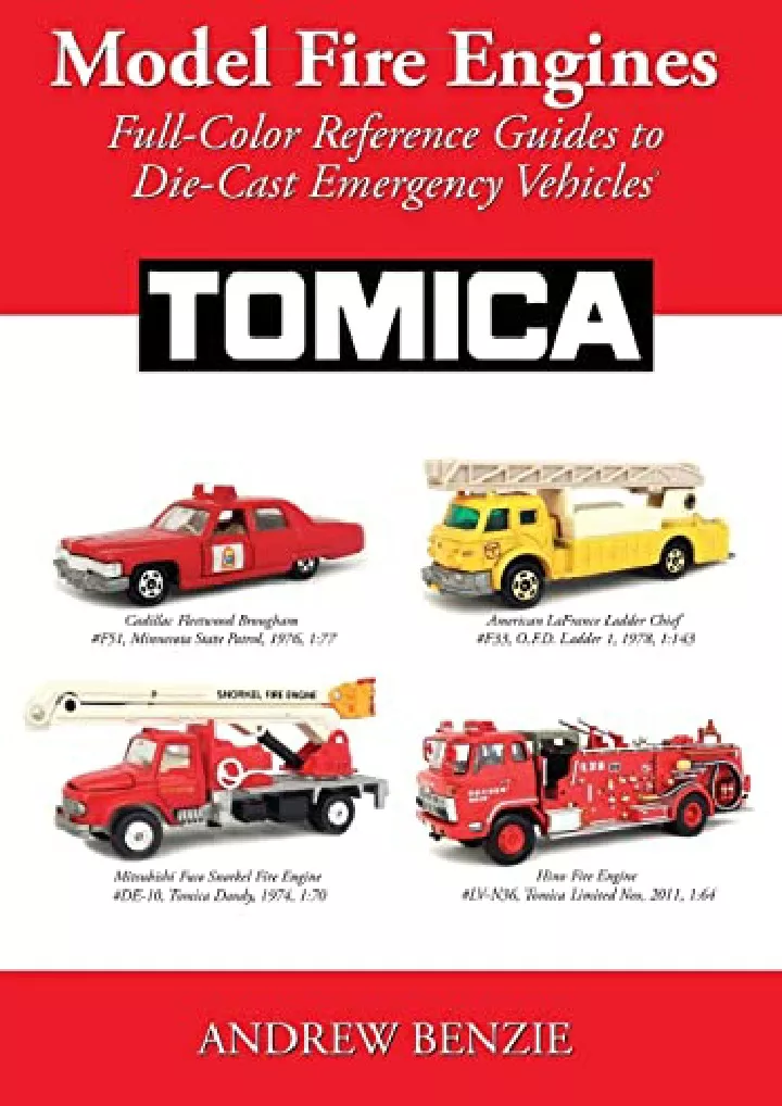 model fire engines tomica full color reference