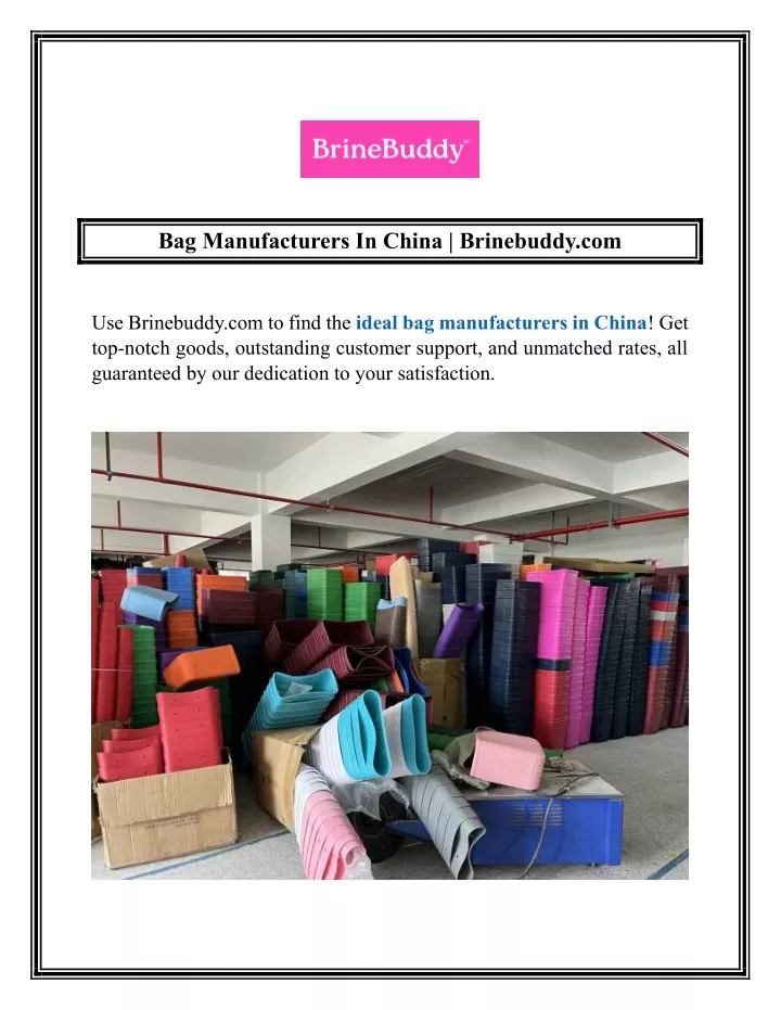 bag manufacturers in china brinebuddy com