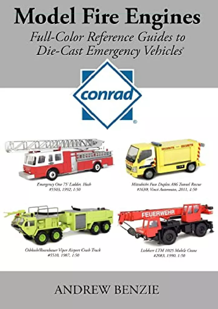 model fire engines conrad full color reference